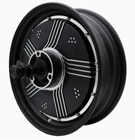 Moteur de vélo électrique 10 pouces 3000W sans balais à aimant permanent, double capteur Hall 50H, frein à disque amélioré pour trottinette, étanche, efficacité IE4