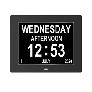 Reloj Despertador Digital Minimalista LM LM01 al por Mayor, Calendario, Recordatorio de Medicamentos en Varios Idiomas, Material ABS, para Hogar, Escritorio, Pared - Product Image 1