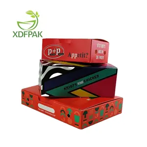 Chicken Box Fast Food Fried Chicken Paper Box Snack Packaging Box