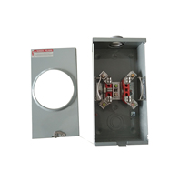 Base de prise de compteur d'énergie monophasé GTFP-200AN/5J 200A carrée à 5 mâchoires
