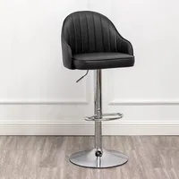 Chaise de bar moderne en métal, légère, durable, écologique, avec accoudoirs fixes et pieds en fer, pour usage commercial, maison, bureau, hôtels