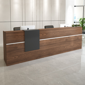 QT-01 Modern l Shaped Office Small pink <b>Reception</b> <b>Counter</b> Luxury Front Desk Small <b>Reception</b> Desk Modern Front Desk - Product Image 1