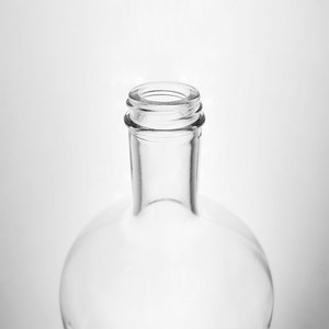 Boston forma redonda cuello largo 1,75 litros Flint Glass <span class=keywords><strong>Nordic</strong></span> Pinch Grip botella de licor para Vodka Rum <span class=keywords><strong>Gin</strong></span> - Product Image 6