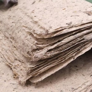 Raw Mulberry Fiber Paper Hand Tear Design Folk Art <b>Scrapbook</b> Pages for Home Decoration and Retro Album Layout Craft - Product Image 2