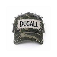 Cappellini da Baseball Oxford Vintage Camouflage a Pois con Rivetti Affusolati Stile Street Personalizzabili Ricamati Accattivanti - Ingrosso Fabbrica