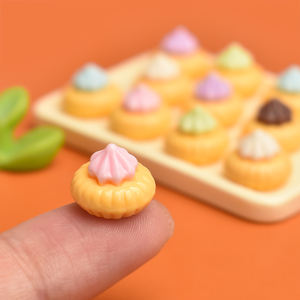 Mini Cabujones de Resina con Forma de Galletas de Crema para Manualidades, Decoración con Pegamento de Crema - Product Image 5