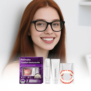 Kit <span class=keywords><strong>de</strong></span> modification <span class=keywords><strong>de</strong></span> prothèse dentaire Feimuko : s'adapte au contour des gencives, confortable à porter, kit <span class=keywords><strong>de</strong></span> soins dentaires portable - Product Image 2