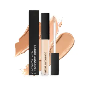 Concealer tahan air untuk kulit putih di bawah mata cakupan penuh Moq rendah remot kontrol Vegan Concealer cair Matte wajah Gratis