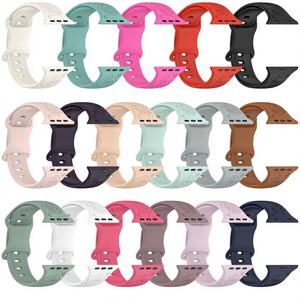 Correa de reloj floral de silicona con diseño de rosas - Liberación rápida - Elija el color de la correa y el color de la hebilla - Correas de reloj de 38/40/41 mm y 42/44/45/49 mm - Product Image 6