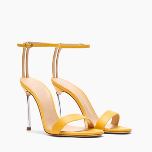 รองเท้าส้นสูงแบบเปิดนิ้วเท้าสำหรับผู้หญิง สไตล์เซ็กซี่ เหมาะสำหรับงานปาร์ตี้ งานแต่งงาน  พร้อมสายรัดข้อเท้า ป้องกันการลื่น - Product Image 6