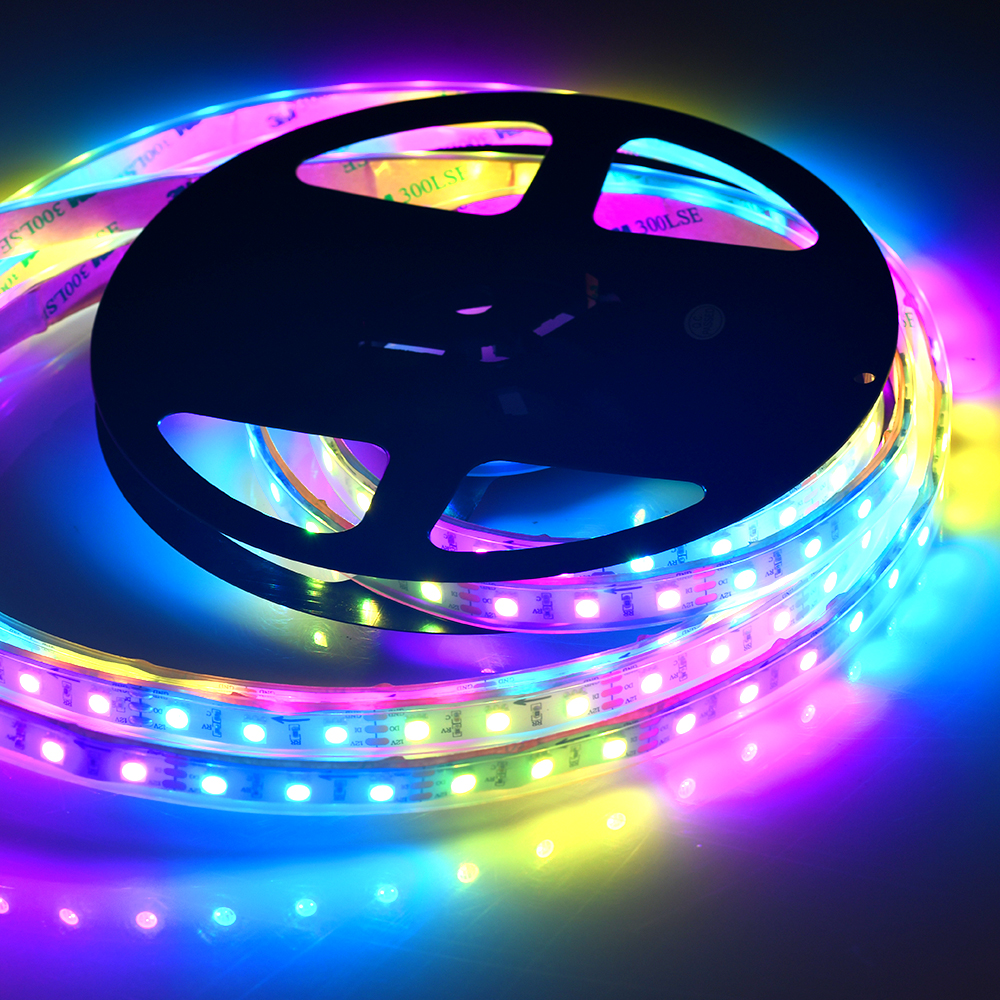 WS2811 Addressable Digital RGB Light 12V Built-in IC 60led Waterproof IP65 IP67 IP68 RGB LED Strip