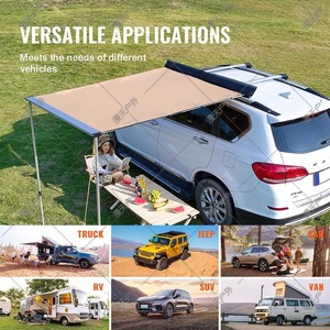 Custom Car Roof Rack Sunshade Aluminum Alloy Outdoor <b>Camping</b> <b>Canopy</b> Waterproof Foldable For SUV Truck - Product Image 5