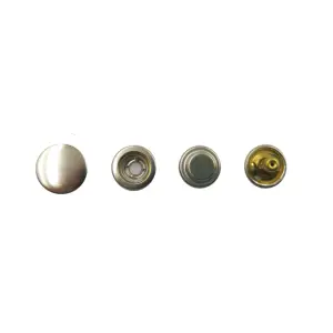 KAM 12.5MM Snap Fasteners Color Plated Solid Brass Metal Snaps Button Heavy Press Stud S-Spring Poppers Button