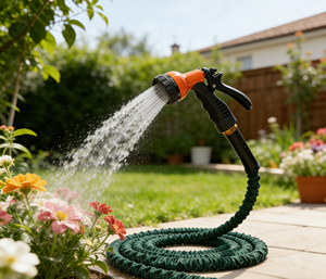 Manguera de Jardín Telescópica de Dos Capas, Ecológica, de Plástico, con Pistola de Agua para Riego y Lavado de Autos - Product Image 4
