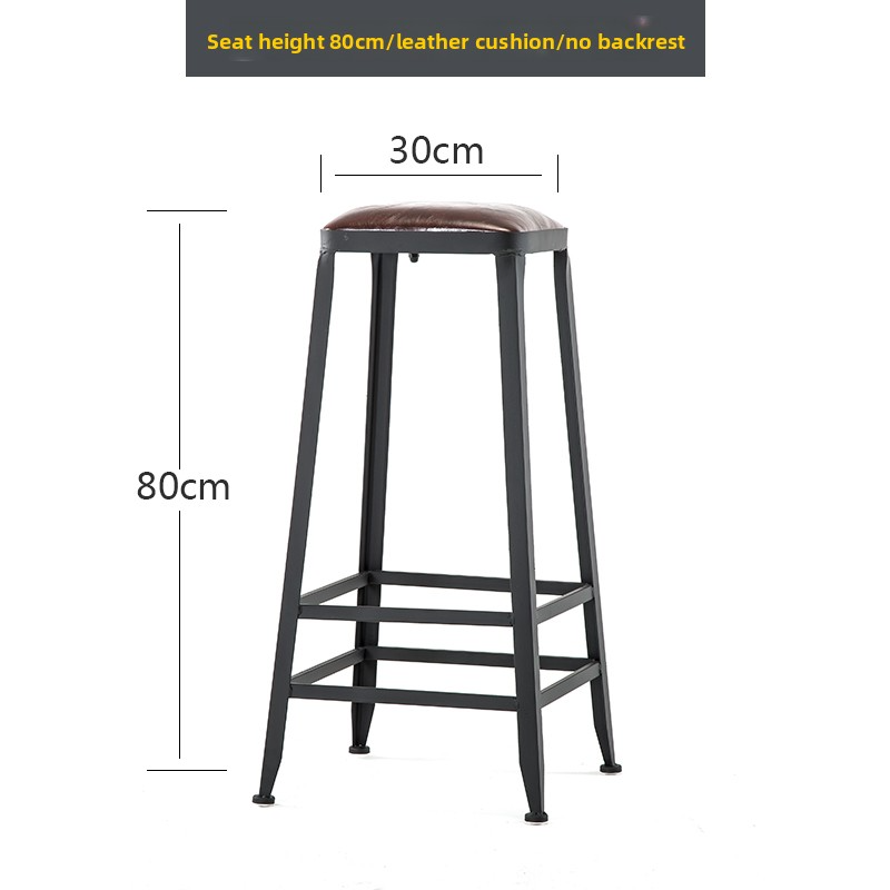Altura del asiento 80 cm, cojín suave tipo prepucio (sin respaldo).