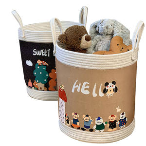 Cesta de lavandería, cestas de almacenamiento, fieltro, pañales para guardería, <span class=keywords><strong>bolsa</strong></span> de almacenamiento de algodón, cesta - Product Image 1