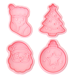 Série <span class=keywords><strong>de</strong></span> noël 3D dessin animé imprimé bricolage cloche <span class=keywords><strong>boule</strong></span> lumineuse Biscuit moule bricolage arbre <span class=keywords><strong>de</strong></span> noël <span class=keywords><strong>emporte</strong></span>-pièces - Product Image 2