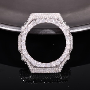 Boîtier de montre <span class=keywords><strong>GA2100</strong></span> Hip Hop G-Shock de luxe, testé au diamant, avec lunette et boîtier sertis de moissanite VVS, bijoux de luxe - Product Image 4