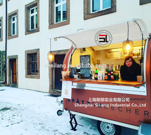 Silang đầy đủ tính năng đường phố nhượng Bộ BBQ Burger khoai tây chiên kem có thể tháo rời Trailer - Product Image 4