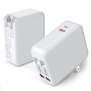 Chargeur mural rétractable pour ordinateur portable HNT 65W USB avec câble IOS+Type C de 2,6 pieds, charge rapide portable 4-en-1 pour <span class=keywords><strong>iPhone</strong></span> - Product Image 2