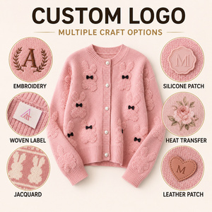 Nuevo Cárdigan de Punto Jacquard para <span class=keywords><strong>Mujer</strong></span> para Primavera/Otoño, Prenda de Abrigo Casual con Lazo <span class=keywords><strong>Largo</strong></span> y Cierre de un Solo Botón, Suéter Fino de <span class=keywords><strong>Invierno</strong></span> - Product Image 3