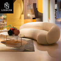 Tissu en velours de luxe confortable pour canapé 3 places, mobilier de villa, vente en gros, faible MOQ, tendance