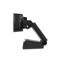 Caméra USB pour ordinateur Hampo 1280*720 avec capteur CMOS 720P 30 FPS, mise au point fixe, rotation à 360°, clip à clipser, plug & play, pour les cours en ligne