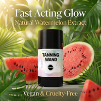 Bâtonnet auto-bronzant intensifiant 100g parfum pastèque pour le visage et le corps, accélérateur de bronzage pour solarium, pour un éclat naturel. Vente en gros.