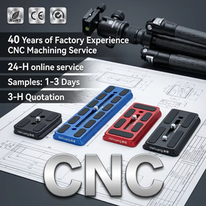 Placa de Aluminio para Cámara Fabricada a Medida, Placa de Liberación Rápida CNC, Accesorio para Cámara OEM, Servicios de Fábrica de Precisión B2B de Primera Calidad - Product Image 1