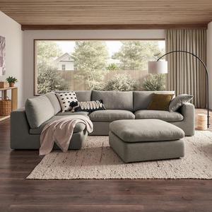 Modular <strong>Sofa</strong> Set <strong>Three</strong> <strong>Seater</strong>+pedal with Pillows Interior Furniture Soft <strong>Sofa</strong> Sets Modern Living Room Compression <strong>Sofa</strong> - Product Image 2