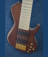 Weifang Rebon 7 String Neck Through Body Electric Bass Guitar With Flamed Maple Top Board