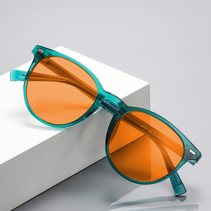 Anti-Blue Light Computer Glasses for Men Fashion 100% Blue-Light Blocker Eyeglasses OEM Wholesale High-end Custom TR90 <strong>Frame</strong> - Product Image 2