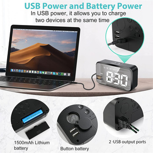 Đồng Hồ Báo Thức Kỹ Thuật Số LED Nhỏ Mặt Gương Với Chữ Cái Lớn Đồng Hồ Báo Thức Lịch Ngày Kỹ Thuật Số <span class=keywords><strong>9</strong></span> Inch Dành Cho Người Cao Niên Mất Trí Nhớ - Product Image 6