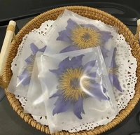KAIYANGE Thé de Nénuphar Bleu Naturel de Qualité Alimentaire - Nymphaea Caerulea Séché Sac de Thé Sous Vide Sachet de Thé Bleu Lotus
