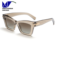 Lunettes de soleil œil de chat personnalisées OEM TR90 UV400 polarisées pour adultes unisexes, taille 53-20-143, fournisseur direct d'usine