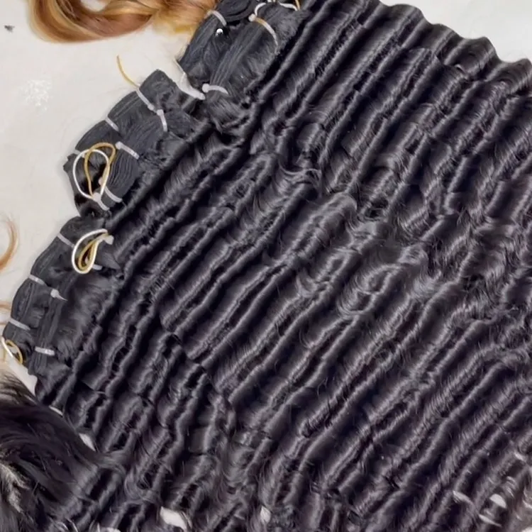 Großhandel rohes menschliches Haar bündel Nagel haut ausgerichtet doppelt gezeichnetes rohes kambodscha nisches Haar 12a Grade Bündel menschliches Haar Lieferant