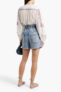 Suministro directo de fábrica Blusas de algodón sólido Vintage para uso en oficina Comodidad durante todo el día y estilo sin esfuerzo Servicio ODM - Product Image 3