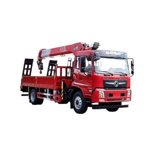 Camión Grúa Hidráulica Dongfeng Changxing D3V de 8 Toneladas con Escalera de Acceso para Logística e Instalación de Equipos - Product Image 1