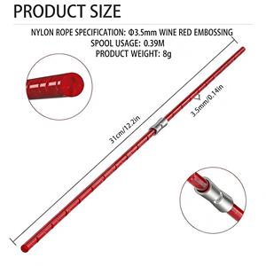 Fil de coupe torsadé carré noir de 3,5 mm pour tondeuse robotisée, lot de 10, pièce de rechange F016800181, pour ART 26 Combitri - Product Image 5