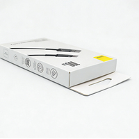 Boîte de présentation pour magasin, en carton blanc, pour l'électronique, les téléphones portables, les montres, les appareils intelligents, emballage de stockage