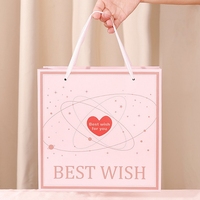 Boîte Cadeau Pliante Rose de Luxe en Gros d'Usine, Boîte en Papier Portable à Double Porte de Haute Qualité pour la Saint-Valentin
