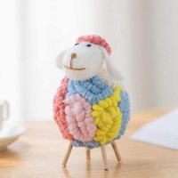 Peluche décorative mouton en laine douce, style Art Déco, pour la décoration intérieure – Meilleure vente
