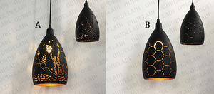 Lampe suspendue LED moderne en fer, cage métallique creuse, luminaire pour salon, restaurant, boutique, bar, décoration - Product Image 4