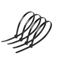 300 mm X 4.8mm Attaches de câble noires Attaches en plastique polyvalentes Fournitures et accessoires électriques