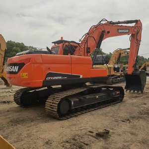 Excavatrice d'occasion de vente mondiale Excavatrice Doosan Diggers DX225 22 tonnes Excavatrice d'occasion moyenne de Corée - Product Image 1