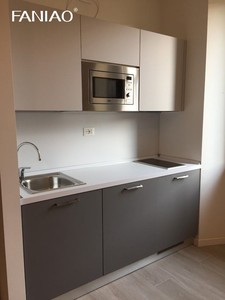 Özel Tasarım Çevre Dostu Modern Mini Otel Dairesi Mutfak Bölmesi Modüler Melamin Dolaplar Musluk Çekmece Sepet Mutfak Tezgahı - Product Image 5