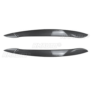 Pegatinas para Cejas de Faros Delanteros de Coche en Negro Brillante/Estilo Carbono para BMW X5 E70 2008-2013 - Product Image 3