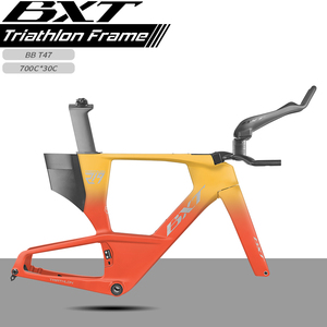 Cadre de vélo de triathlon aérodynamique en carbone BXT 2026 T1000 avec freins à disque Flat-Mount avant/arrière, cadre complet de vélo de triathlon de haute qualité BXT-Triathlon-219 - Product Image 2
