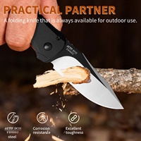 Couteau pliant tactique ZMRYDS Pocket DC53 avec manche en aluminium, outil de randonnée en plein air, couteau de survie et de chasse EDC