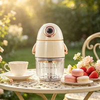 Mini Licuadora Portátil Eléctrica de Alta Velocidad para Leche de Soya, Procesador de Alimentos, Mezclador de Frutas con Tazón de Mezcla de Vidrio, 250W OEM
